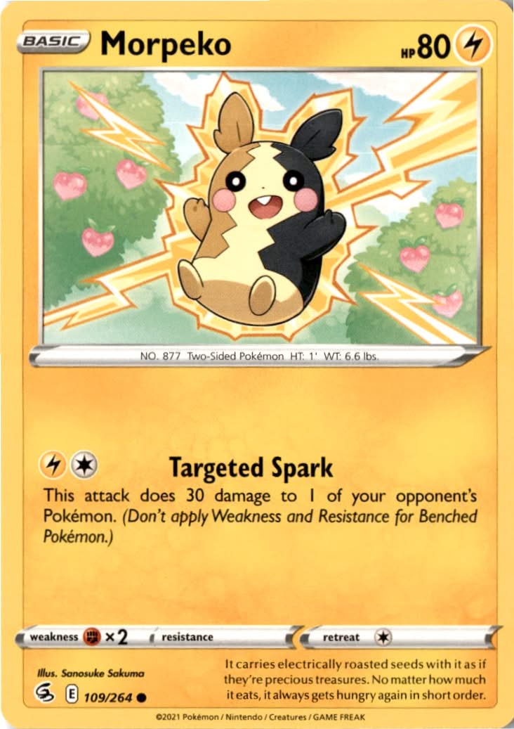 Morpeko #109/264 - Fusion Strike - Pokemon - Common - Near Mint