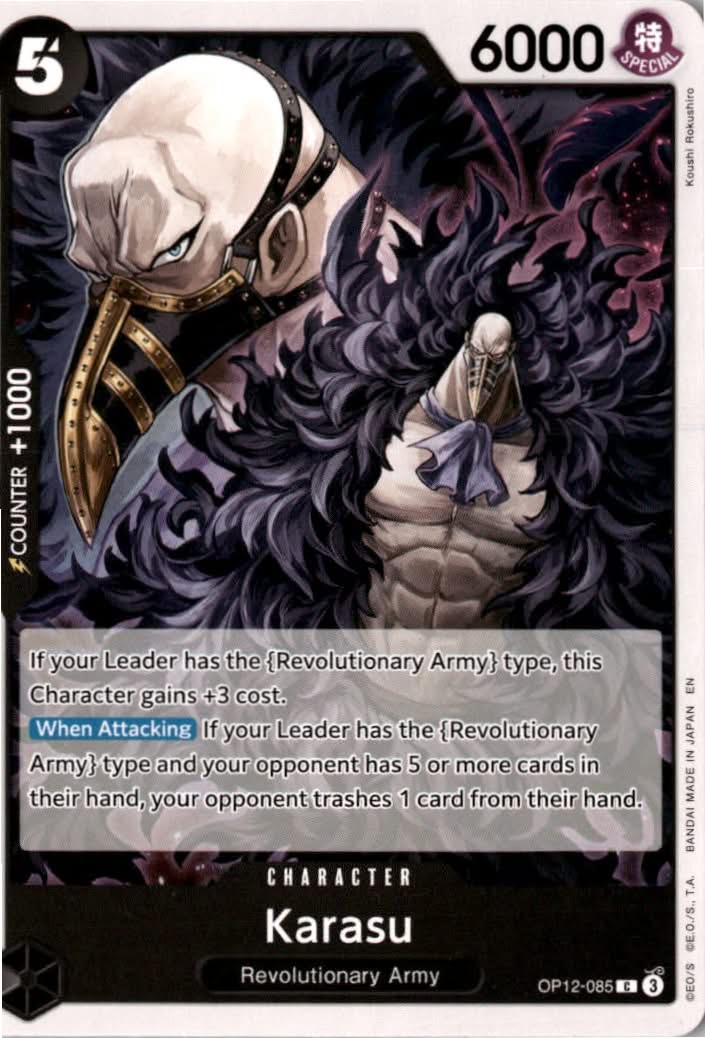 Karasu #OP12-085 - Legacy of the Master - One Piece Card Game - Common - Near Mint