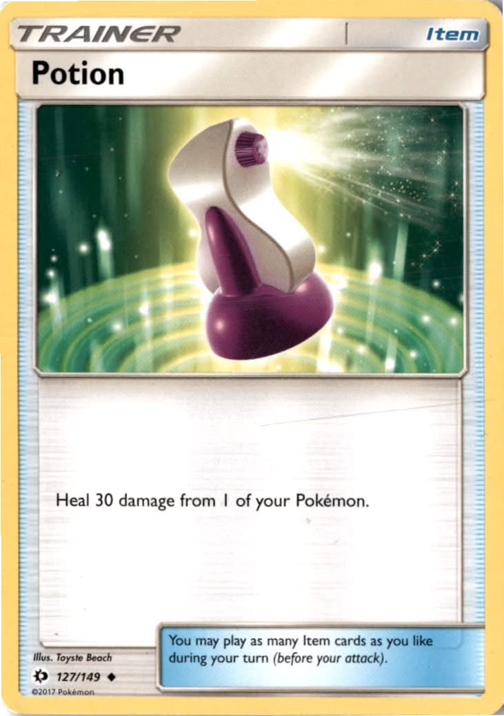 Potion #127/149 - Sun & Moon - Pokemon - Uncommon - Lightly Played