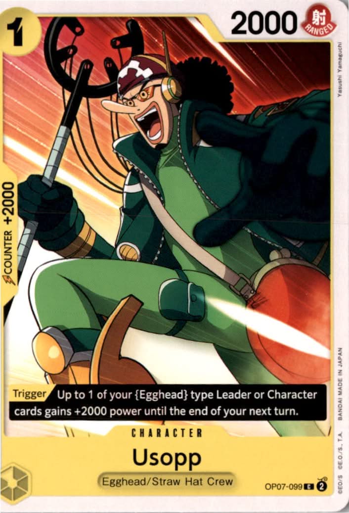 Usopp #OP07-099 - 500 Years in the Future - One Piece Card Game - Common - Near Mint