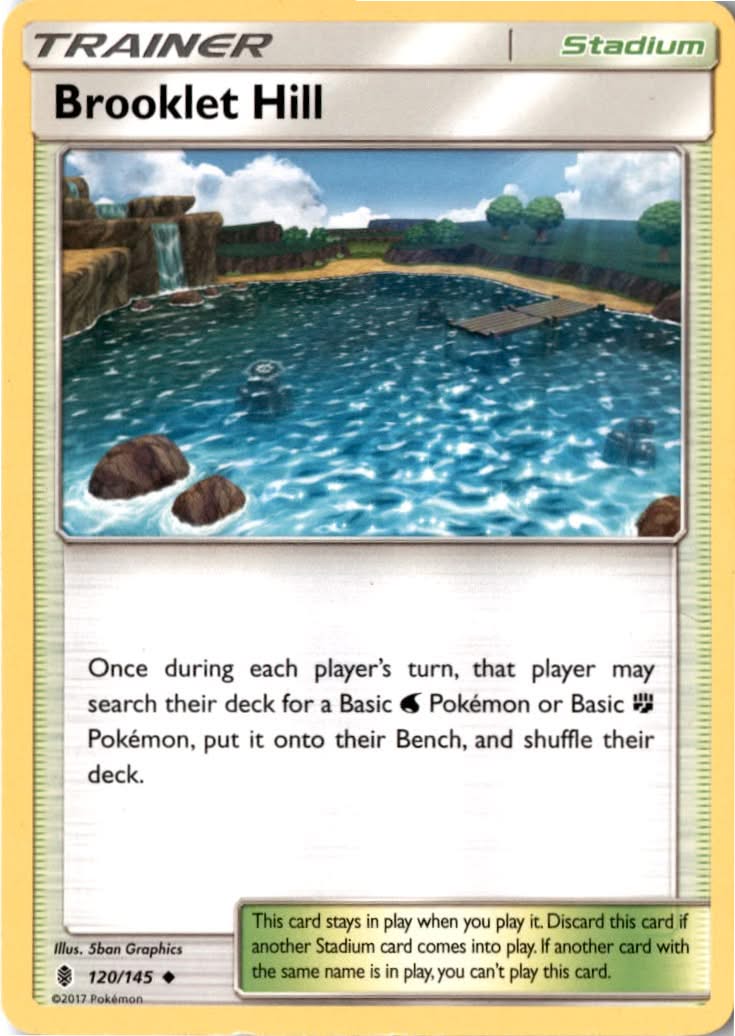 Brooklet Hill #120/145 - Guardians Rising - Pokemon - Uncommon - Lightly Played