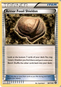 Armor Fossil Shieldon #98/114 - Steam Siege - Pokemon - Uncommon - Lightly Played