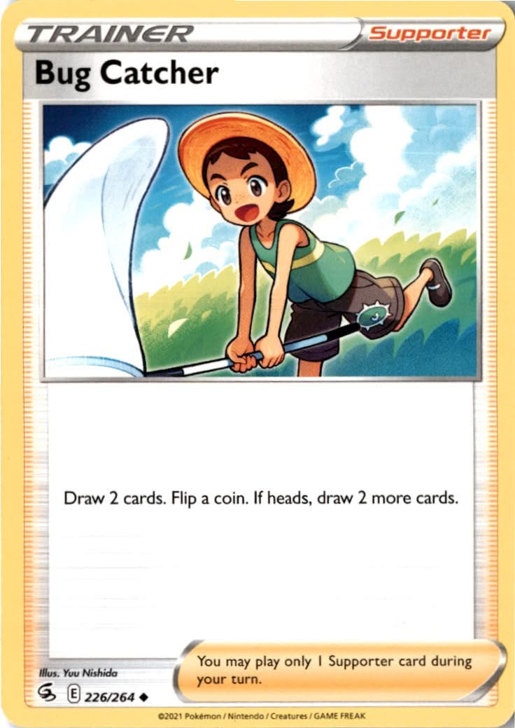 Bug Catcher #226/264 - Fusion Strike - Pokemon - Uncommon - Near Mint