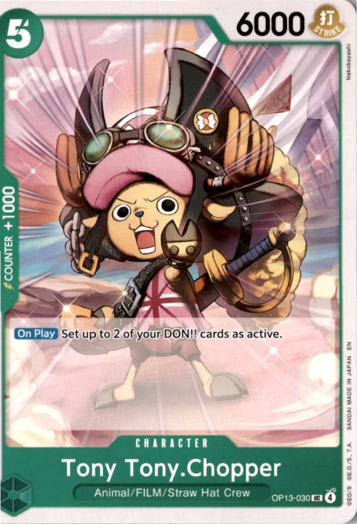 Tony Tony.Chopper #OP13-030 - Carrying On His Will - One Piece Card Game - Uncommon - Near Mint