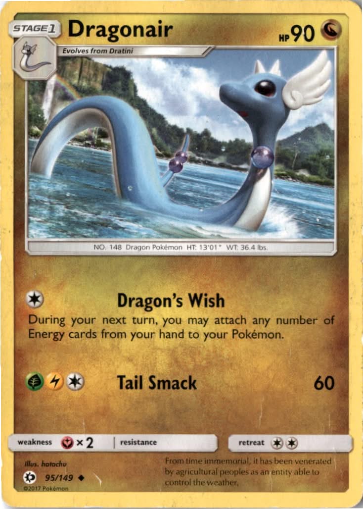Dragonair #95/149 - Sun & Moon - Pokemon - Uncommon - Moderately Played