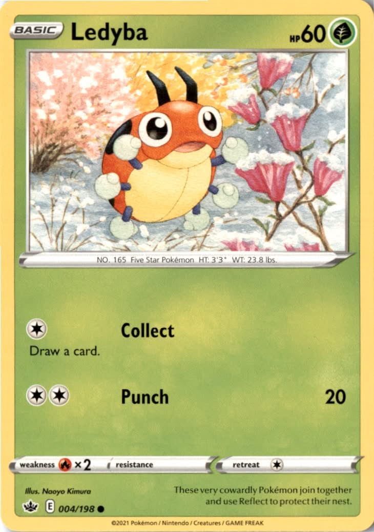 Ledyba #4/198 - Chilling Reign - Pokemon - Common - Near Mint