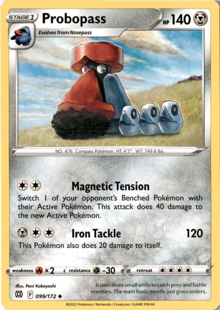 Probopass #099/172 - Brilliant Stars - Pokemon - Uncommon - Near Mint