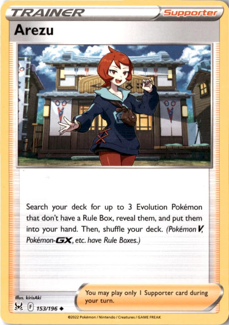 Arezu #153/196 - Lost Origin - Pokemon - Uncommon - Near Mint