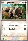 Zigzagoon #167/197 - Obsidian Flames - Pokemon - Common - Near Mint