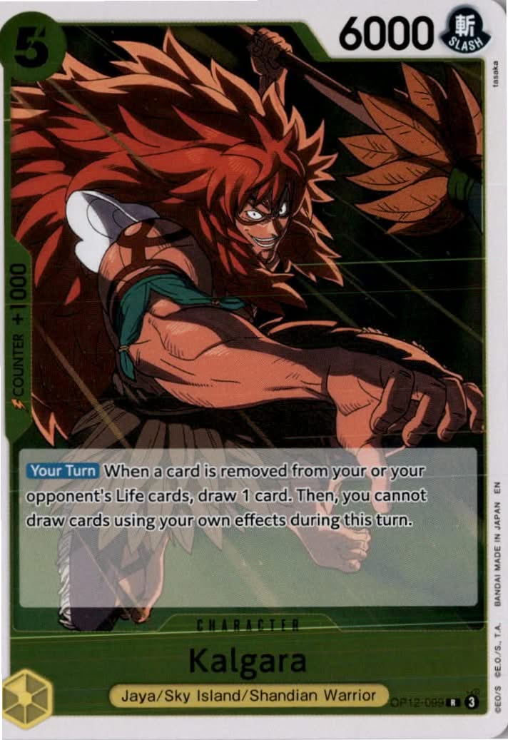 Kalgara #OP12-099 - Legacy of the Master - One Piece Card Game - Rare - Near Mint