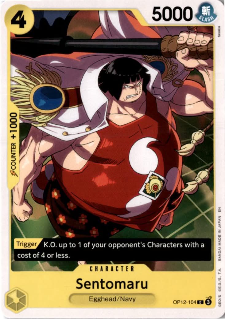 Sentomaru #OP12-104 - Legacy of the Master - One Piece Card Game - Common - Near Mint
