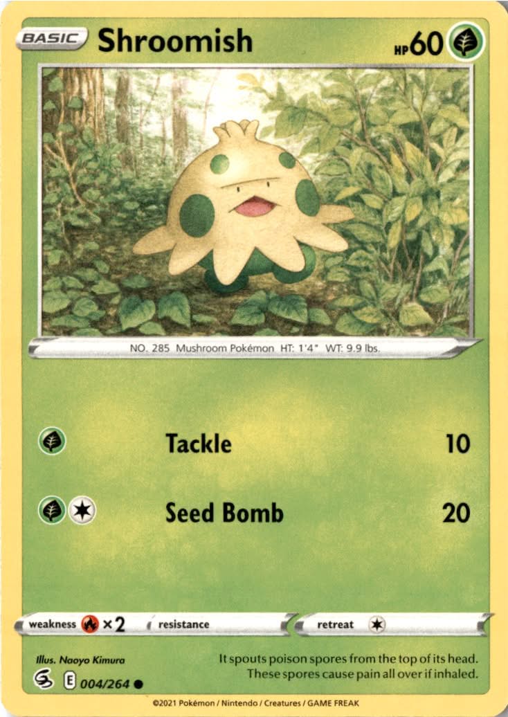 Shroomish #4/264 - Fusion Strike - Pokemon - Common - Near Mint