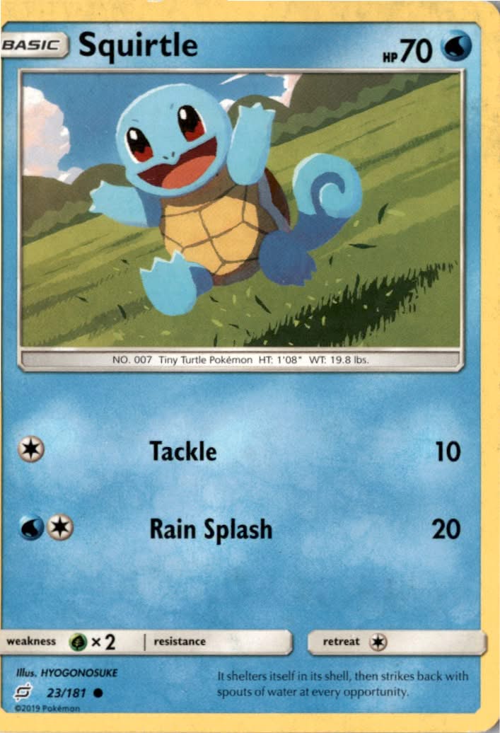 Squirtle #23/181 - Team Up - Pokemon - Common - Lightly Played