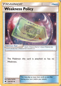 Weakness Policy #126/147 - Burning Shadows - Pokemon - Uncommon - Near Mint