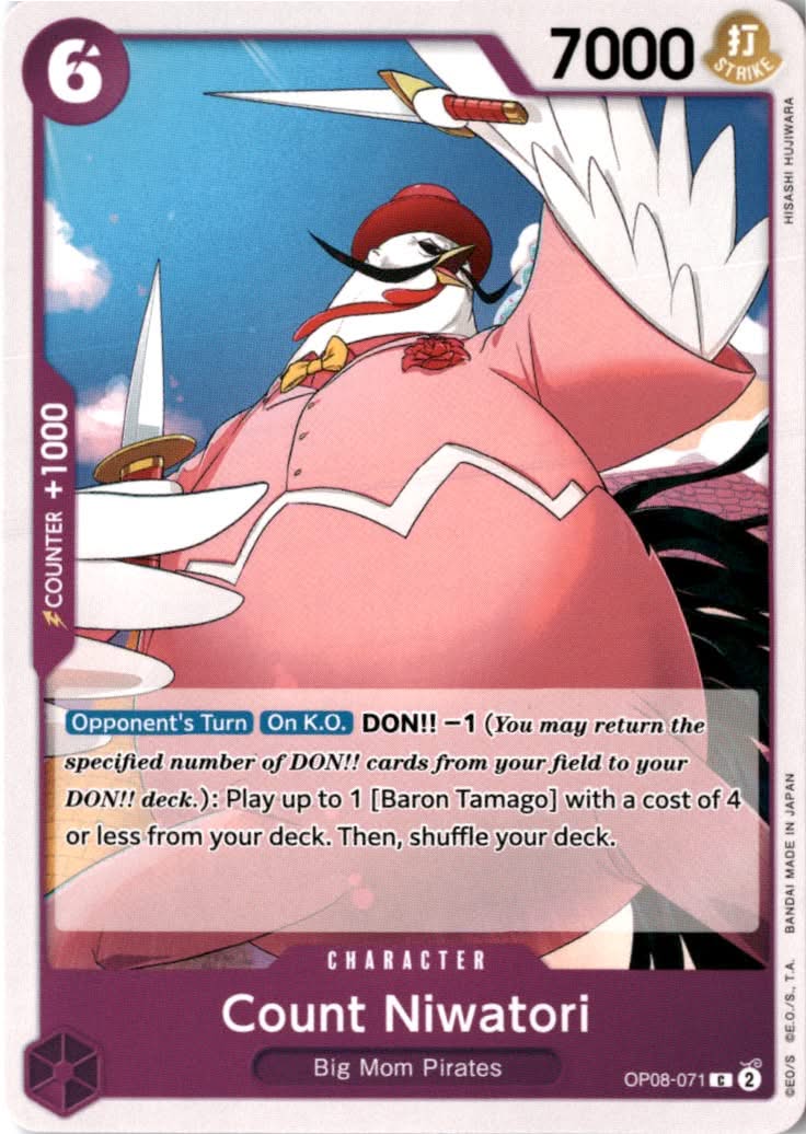 Count Niwatori #OP08-071 - Two Legends - One Piece Card Game - Common - Near Mint