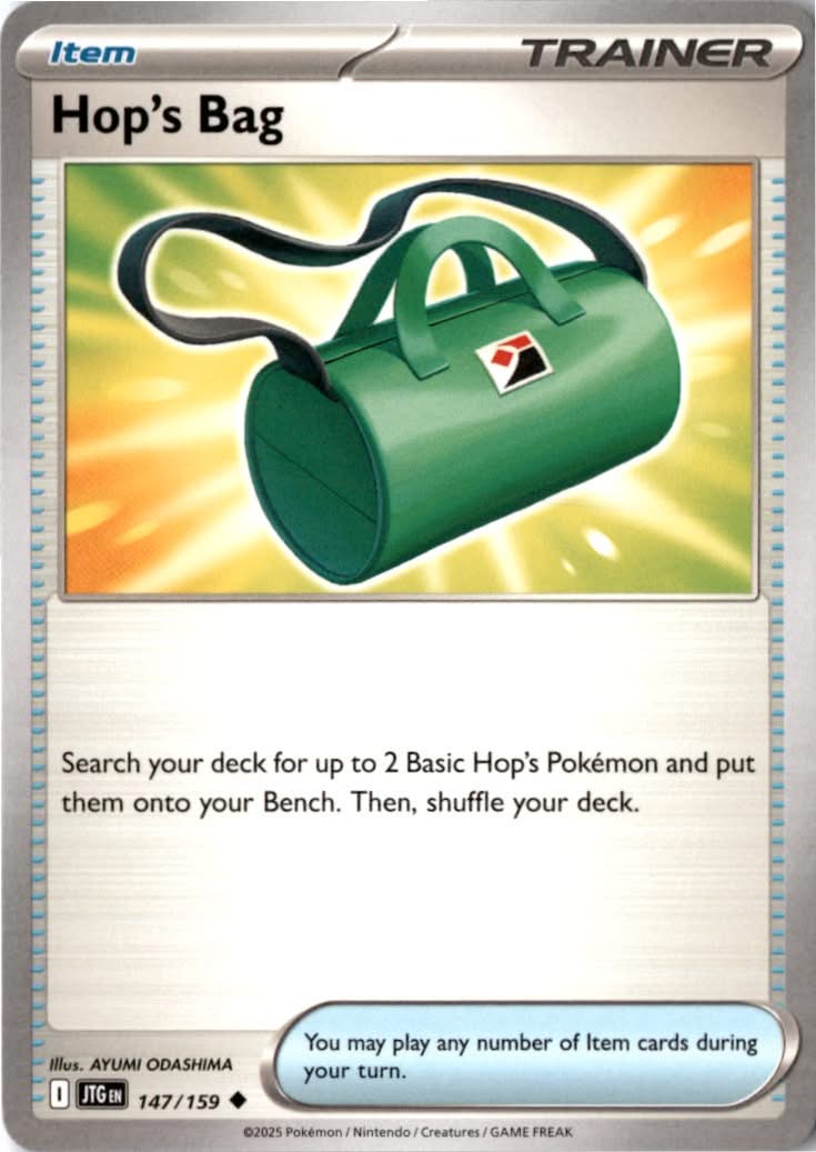 Hop's Bag #147/159 - Journey Together - Pokemon - Uncommon - Near Mint