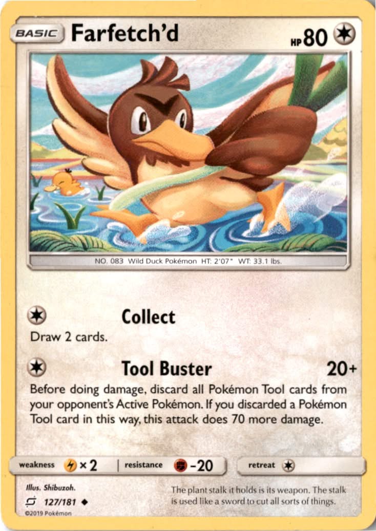Farfetch’d #127/181 - Team Up - Pokemon - Uncommon - Lightly Played