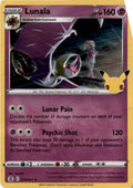 Lunala #15/25 - Celebrations - Pokemon - Holo Rare - Near Mint