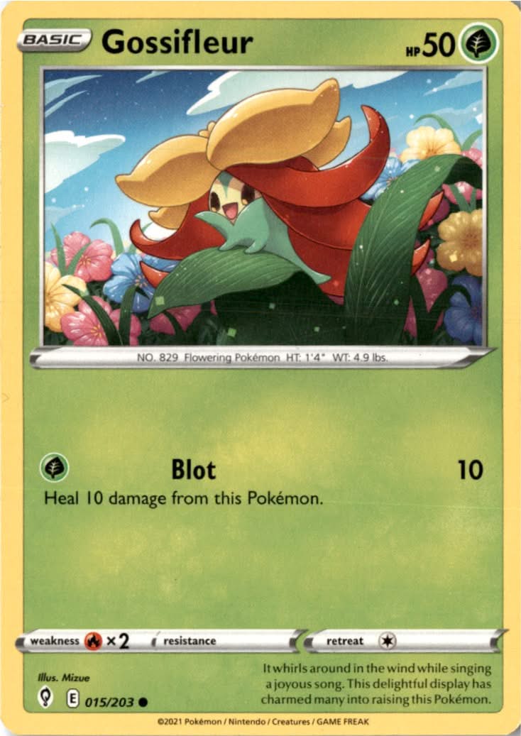 Gossifleur #15/203 - Evolving Skies - Pokemon - Common - Near Mint