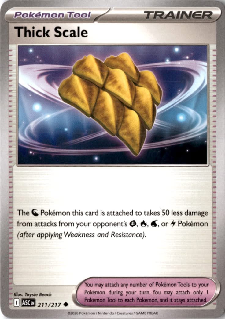 Thick Scale #211/217 - Ascended Heroes - Pokemon - Uncommon - Near Mint
