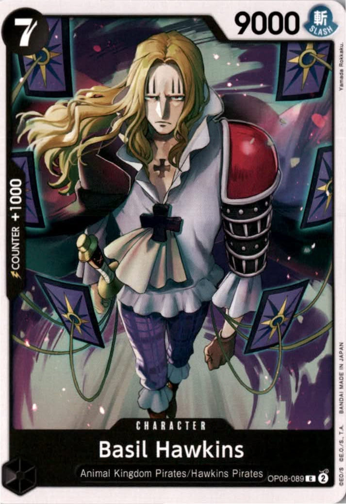 Basil Hawkins #OP08-089 - Two Legends - One Piece Card Game - Common - Near Mint