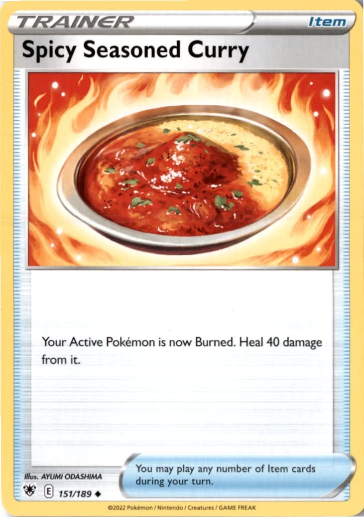 Spicy Seasoned Curry #151/189 - Astral Radiance - Pokemon - Uncommon - Near Mint