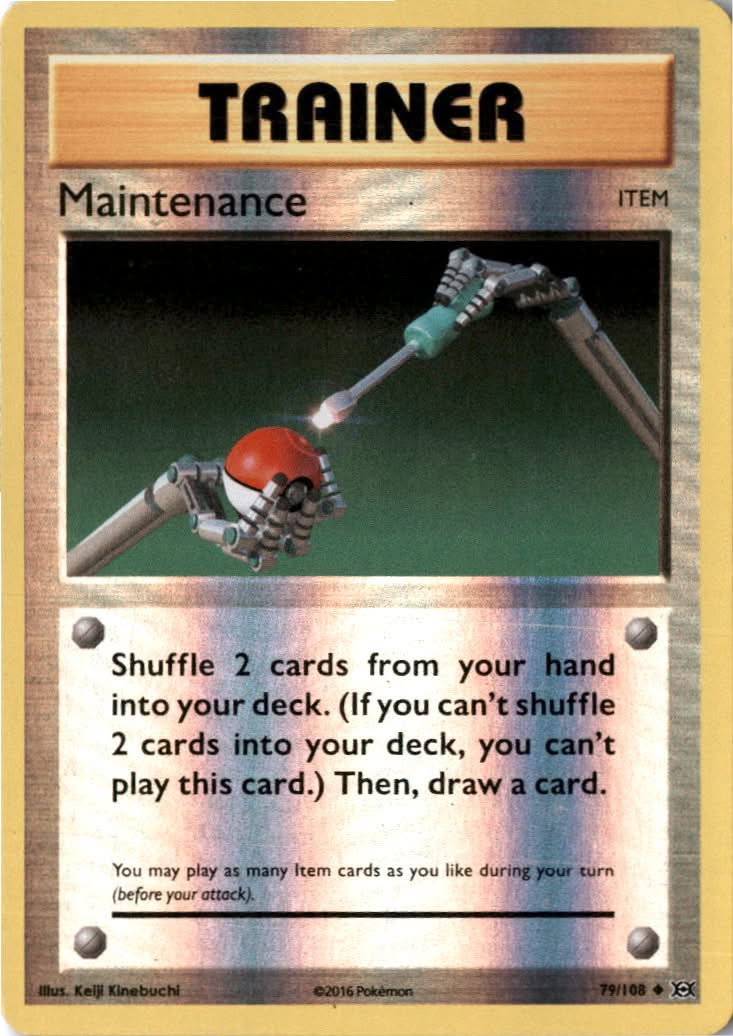 Maintenance #79/108 - Evolutions - Pokemon - Uncommon - Near Mint