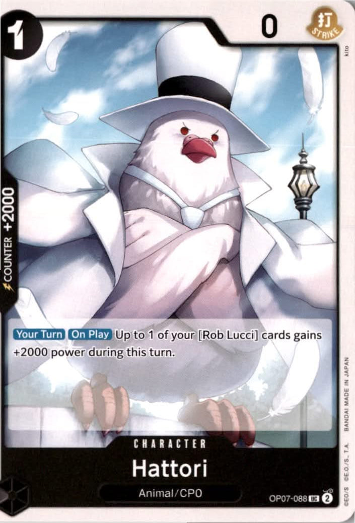 Hattori #OP07-088 - 500 Years in the Future - One Piece Card Game - Uncommon - Near Mint