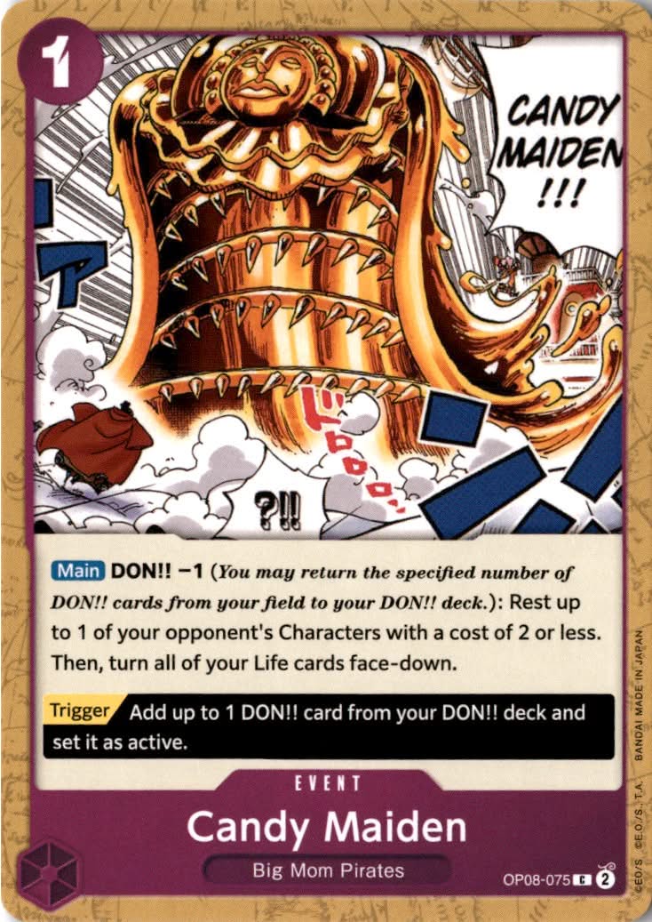 Candy Maiden #OP08-075 - Two Legends - One Piece Card Game - Common - Near Mint