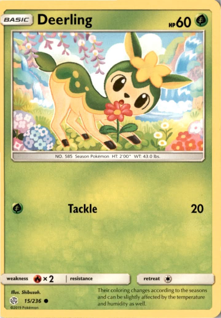 Deerling #15/236 - Cosmic Eclipse - Pokemon - Common - Near Mint