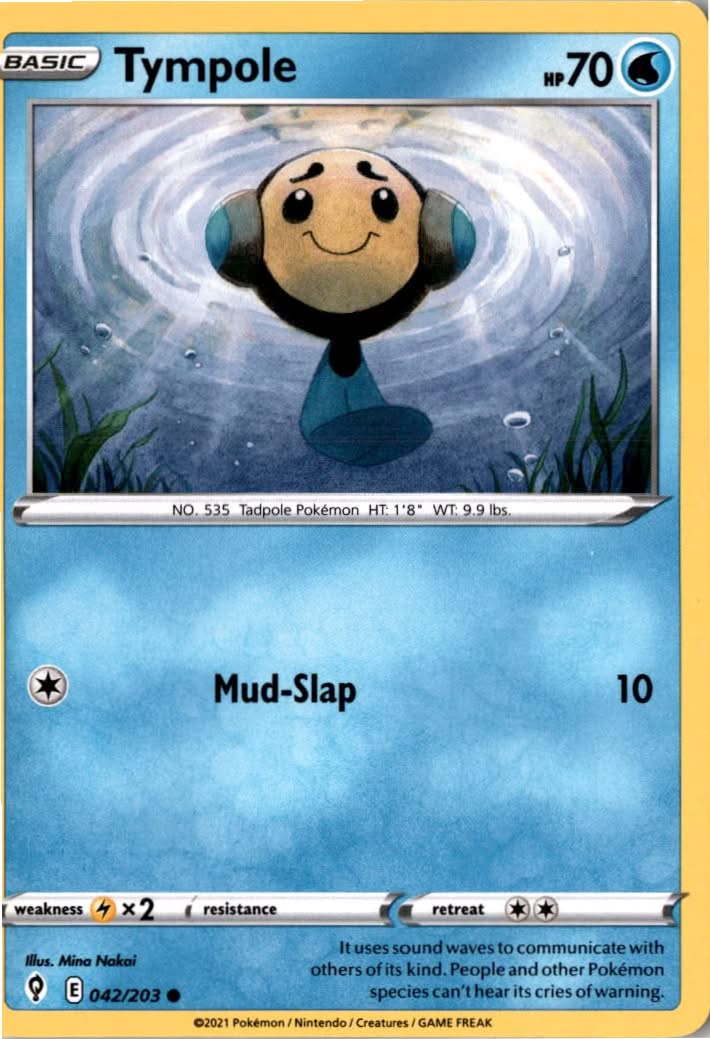 Tympole #42/203 - Evolving Skies - Pokemon - Common - Near Mint