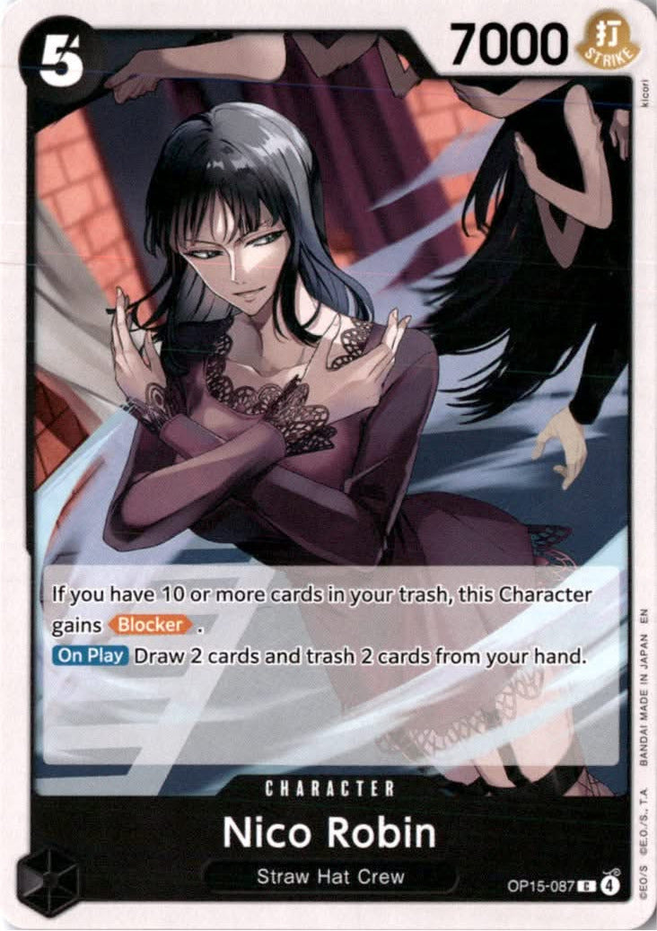 Nico Robin (OP15-087) #OP15-087 - Adventure on Kami's Island - One Piece Card Game - Common - Near Mint