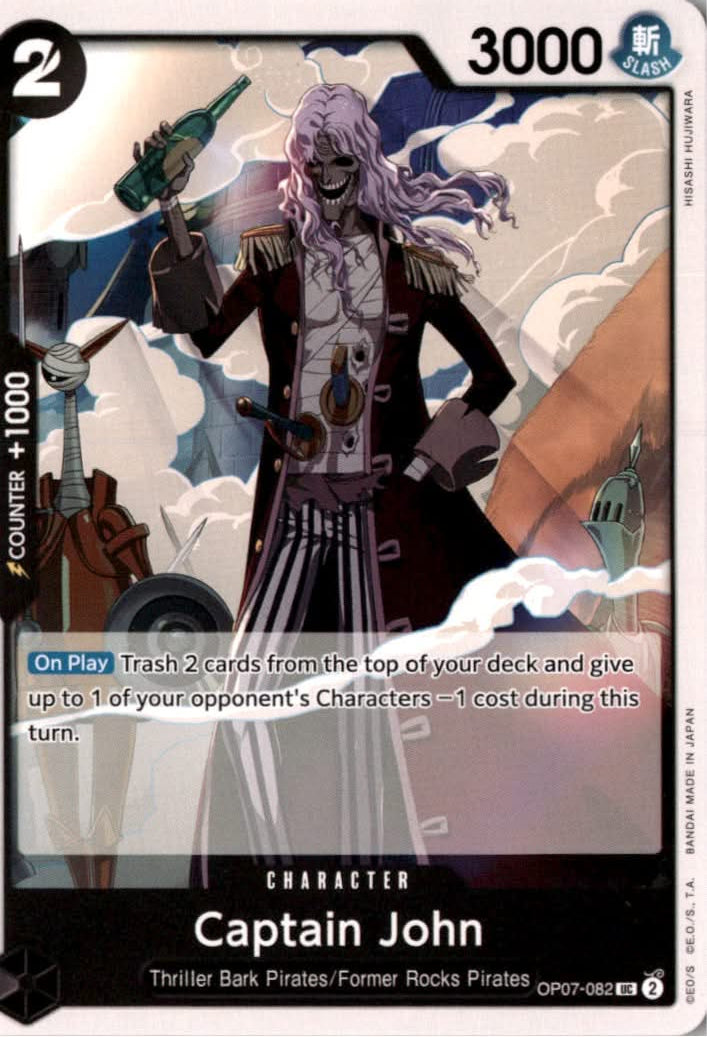 Captain John #OP07-082 - 500 Years in the Future - One Piece Card Game - Uncommon - Near Mint