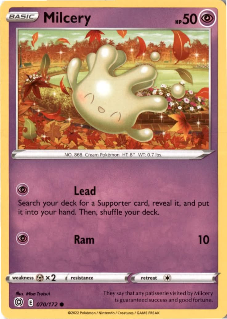Milcery #070/172 - Brilliant Stars - Pokemon - Common - Near Mint