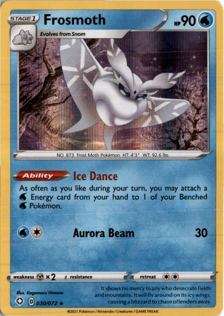Frosmoth #30/72 - Shining Fates - Pokemon - Holo Rare - Near Mint