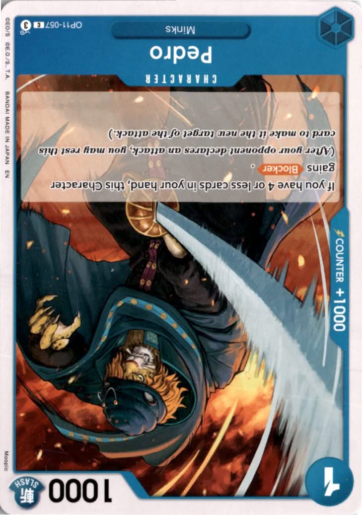Pedro #OP11-057 - A Fist of Divine Speed - One Piece Card Game - Common - Near Mint