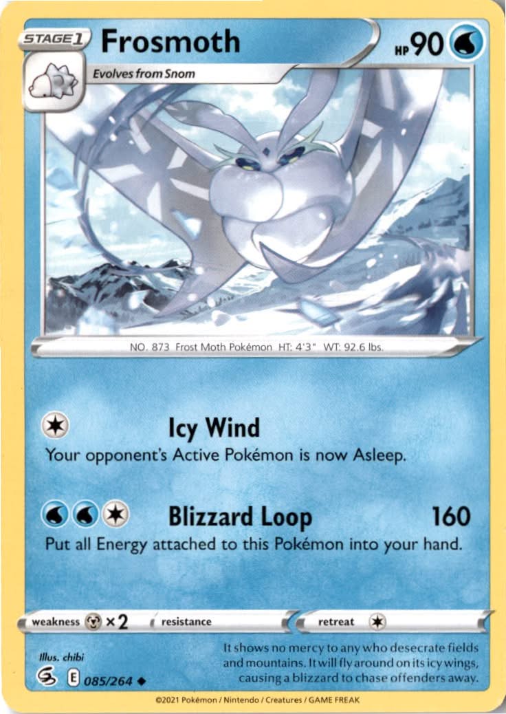 Frosmoth #85/264 - Fusion Strike - Pokemon - Uncommon - Near Mint