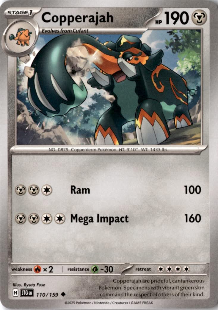 Copperajah #110/159 - Journey Together - Pokemon - Uncommon - Near Mint