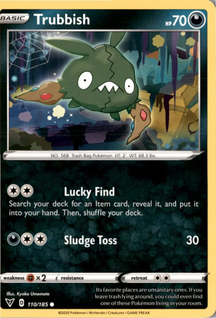 Trubbish #110/185 - Vivid Voltage - Pokemon - Common - Near Mint