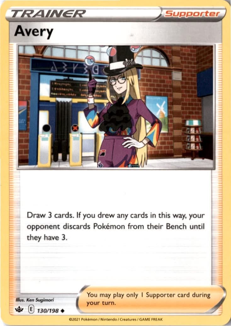 Avery #130/198 - Chilling Reign - Pokemon - Uncommon - Near Mint