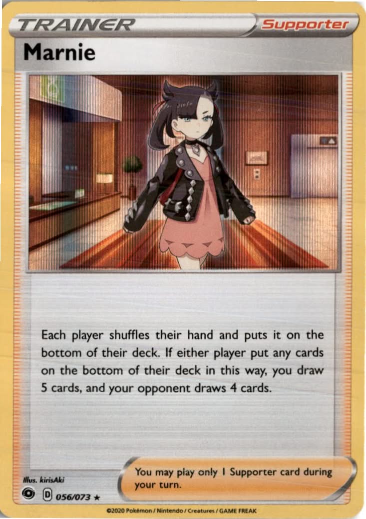 Marnie #56/73 - Champion's Path - Pokemon - Holo Rare - Near Mint