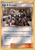 Ingo & Emmet #144/181 - Team Up - Pokemon - Uncommon - Near Mint