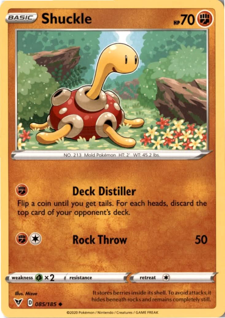 Shuckle #85/185 - Vivid Voltage - Pokemon - Uncommon - Near Mint