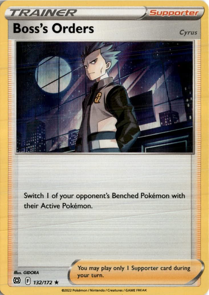 Boss's Orders #132/172 - Deck Exclusives - Pokemon - Rare - Near Mint