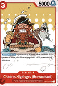 Chadros.Higelyges (Brownbeard) #OP10-010 - Royal Blood - One Piece Card Game - Common - Near Mint