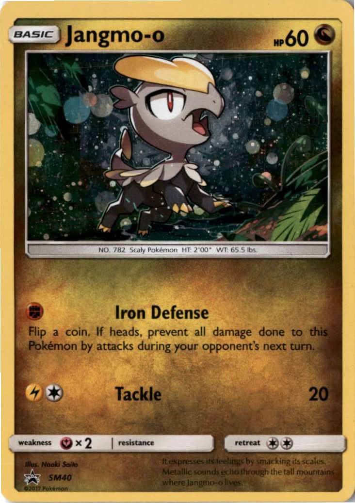 Jangmo-o #SM40 - SM Black Star Promos - Pokemon - Rare - Near Mint