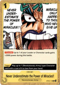 Never Underestimate the Power of Miracles!! #OP09-116 - Emperors in the New World - One Piece Card Game - Common - Near Mint