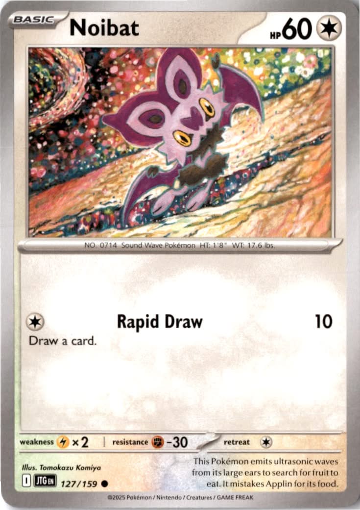 Noibat #127/159 - Journey Together - Pokemon - Common - Near Mint