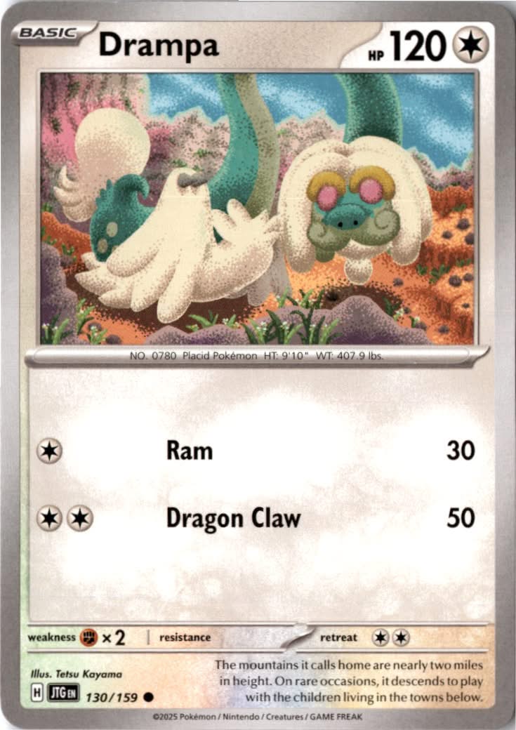 Drampa #130/159 - Journey Together - Pokemon - Common - Near Mint