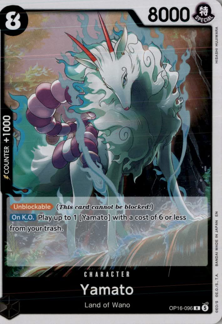 Yamato #OP16-096 - The Time of Battle - One Piece Card Game - Rare - Near Mint